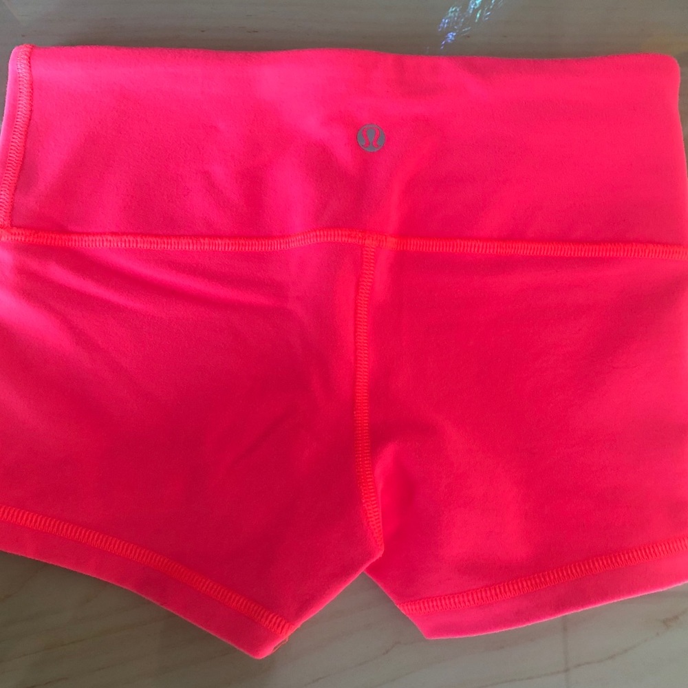 Lululemon Neon Pink Shorts Size 2